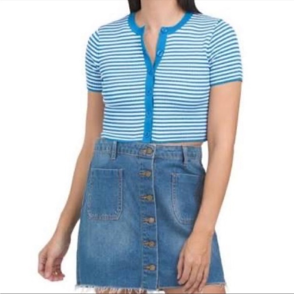 ZARA Knit Cropped Button Up Cardigan Sweater - Picture 9 of 11